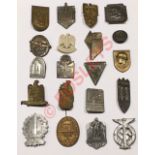 German Third Reich. 20 assorted propaganda day badges or "Tinnies".A good selection, all different.