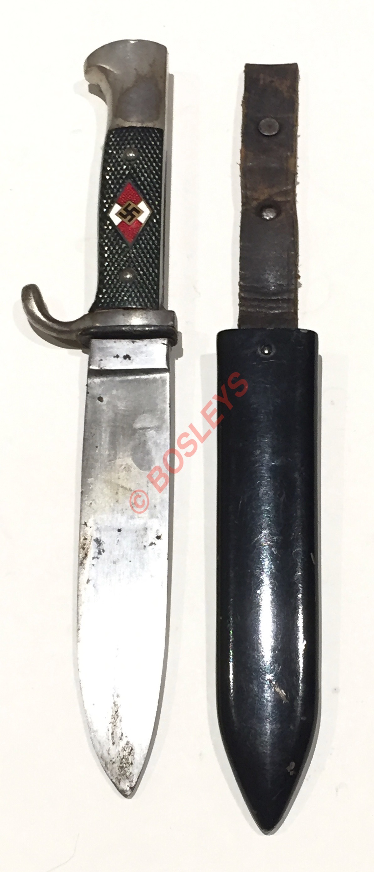 German Third Reich Hitler Youth Knife by Arthur SchÃ¼ttelhofer & Co., Solingen-WaldA good worn