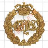 2nd Dragoon Guards (Queen’s Bays) Victorian OR’s cap badge circa 1896-1901.A good die-stamped