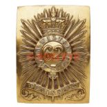 62nd (Wiltshire) Regiment of Foot Victorian pre 1855 OR's shoulder belt plate. A good scarce die-