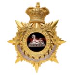 South Lancashire Regiment (Prince of Wales's Volunteers),Victorian Officer's helmet plate circa