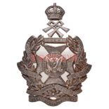 3rd Gurkha Rifles 1912 Birmingham hallmarked silver Officer's pouch belt plate. A very fine and