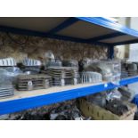 A quantity of miscellaneous cast MZ cylinder heads