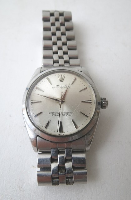 A gents 1960s Rolex Oyster Perpetual Superlative Chronometer, stainless steel wrist watch Ref.