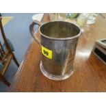 A silver tankard, Sheffield 1968, 320 grams