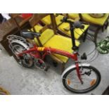 A Bicycles 4U folding bicycle with six gears