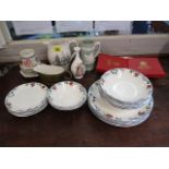 A mixed lot of ceramics to include a Poole Cranborne part dinner service, together with Spode