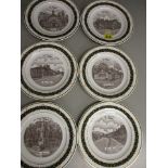 A set of six St Fillans Canterbury Collection 2000 plates