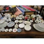 A selection of ceramics to include a Franconia part tea set and a Royal Doulton Forest Pine part