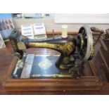 An early 20th century Singer sewing machine
