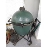 A large 'Big Green Egg' barbeque, 50 h