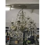 A modern 'Maison' crystal drop chandelier, 24 h (excluding chain)