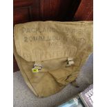 A canvas military bag 'Ancillaries Pack'