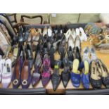 Twenty three pairs of ladies' shoes to include Kurt Geiger, Austin Reed, Jean Vernet, Russell &