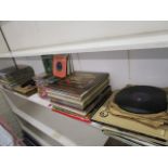 A selection of LPs, singles 78 rpm records to include Elton John, Tony Bennett, Billy J Kramer and