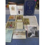 Royal Memorabilia to include souvenir programs, together with vintage books