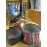 Metalware to include a copper warming pan