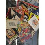 A selection of vintage comics, catalogues and magazines to include King of the Royal mounted No 1