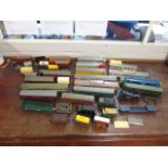 A mixed quantity 0 gauge model railway to include rolling stock and locomotives to include Triang