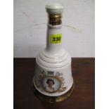 A Bells decanter with 75cl of Whisky commemorating the Queen's Birthday