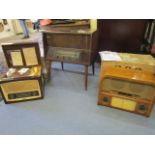 A GEC BC50 radio in the original box, circa 1949, a GEC BL7445 am/fm table radiogram, with