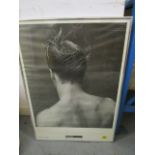 A Bruce Weber Musee de L'Elysee Laisame poster, 27 x 19 2/8, glazed in a silver metal frame