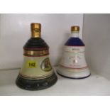 A Bells Wade Whisky decanter, Christmas 1988 and a Bells Wade Whisky decanter commemorating Princess