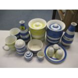 T G Green Cornish ware in yellow and blue