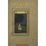 FATH CHAND (MUGHAL SCHOOL), NORTHERN INDIA circa 1750/1760Gujari Ragini, depicting a Lady seated