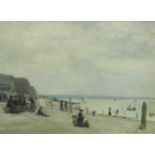 A. FLEURY (LATE 19th CENTURY)A Shore view with figuressigned and dated 'A. Fleury 1883' (lower