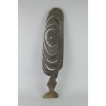 A New Guinea tribal Food Hook, 2ft 5in