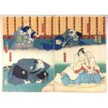 A collection of Japanese Woodblock Prints by Kunisada (Toyokuni III), Edo and later, Including a
