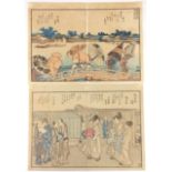A collection of Japanese Woodblock Prints, Edo and later, Including Eighth Month, Festival of