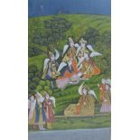PROVINCIAL MUGHAL, EASTERN INDIA, LATE 18th CENTURYAngels attending to an ailing Prince in a