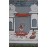 DECCANI SCHOOL, SOUTHERN INDIA, LATE 18th CENTURYTwo paintings from a Ragamala Series: Hindol Ragani