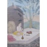 PROVINCIAL MUGHAL SCHOOL circa 1800Bangal Raginigouache on paper6 1/2 x 4 1/2 in (16.4 x 11.4cm)