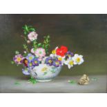 ‡LAURENCE BIDDLE (1888-1968)A Still Life of mixed Flowers in a Bowlsigned 'Lawrence Biddle' (lower