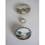 DELHI, CIRCA 1880A group of three oval miniature paintings, gouache on ivory, each of oval form,