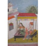 UNIARA SCHOOL, RAJASTHAN, circa 1780-1800Ramkali Ragini: A lover appeasing his mistressgouache and