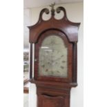 An early 19th Century Welsh 8-day mahogany Longcase Clock by James George, Fishguard, the 13-inch