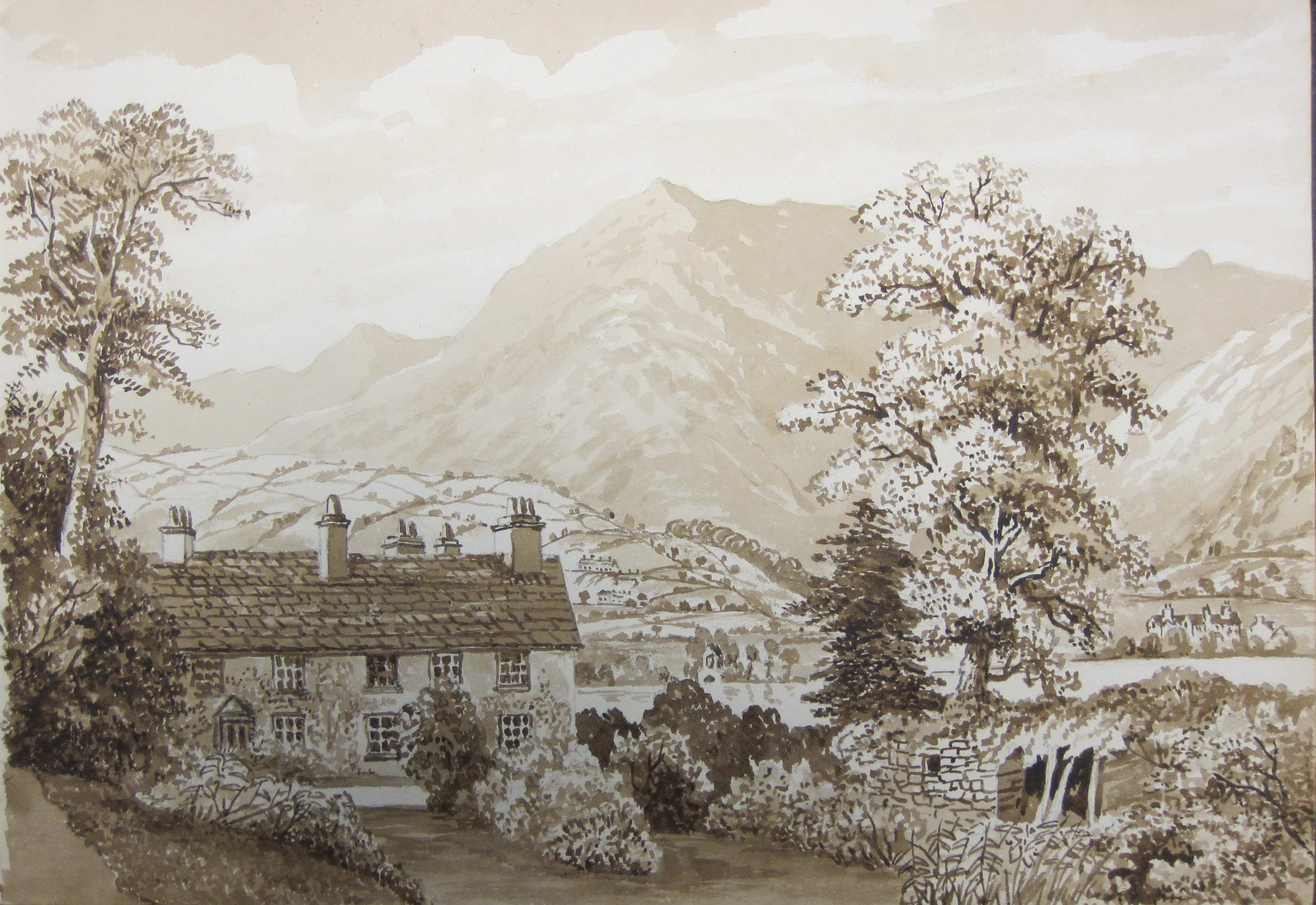 R.E. RIPLEY (fl. mid 19th Century)‘Coniston Sketches’, a sketch book containing 35 sepia drawings