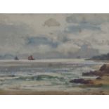 ‡SAMUEL JOHN LAMORNA BIRCH, RA (1869-1955)Off the Cornish Coastsigned ‘S.J. Lamorna Birch’ (lower