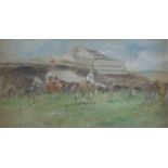 JOHN BEER, RI (1860-1930)In the Paddock, Epsomsigned 'J.Beer' and dated 1902 (lower left)watercolour