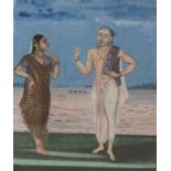 COMPANY SCHOOL, TANJORE, SOUTHERN INDIA, 1st HALF 19th CENTURYThree Portraits each depicting a