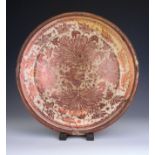 A 17th century Hispano-Moresque lustre Bowl, probably Manises (Valencia), painted in ruby lustre