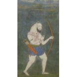 MUGHAL, NORTHERN INDIAprobably early 18th CenturyA hunter, possibly Hayagriva, the 'horse-necked'