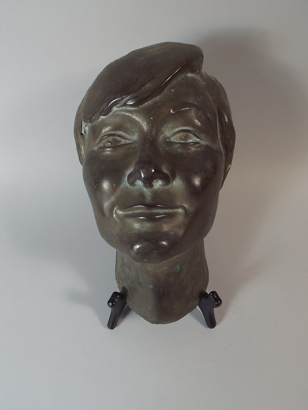 An Interesting mid 20th Century Glass Fibre Sculpture of a Woman's Face,