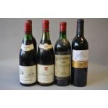 A Collection of Eight Bottles Red Wine, Chateau Bourgneuf-Veron 1974, Villamagna Rioja 1998,