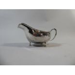 A Silver Sauce Boat by A E Jones with Retailers Stamp for Terry and Co. Manchester.