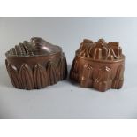 Two Victorian Copper Jelly Moulds